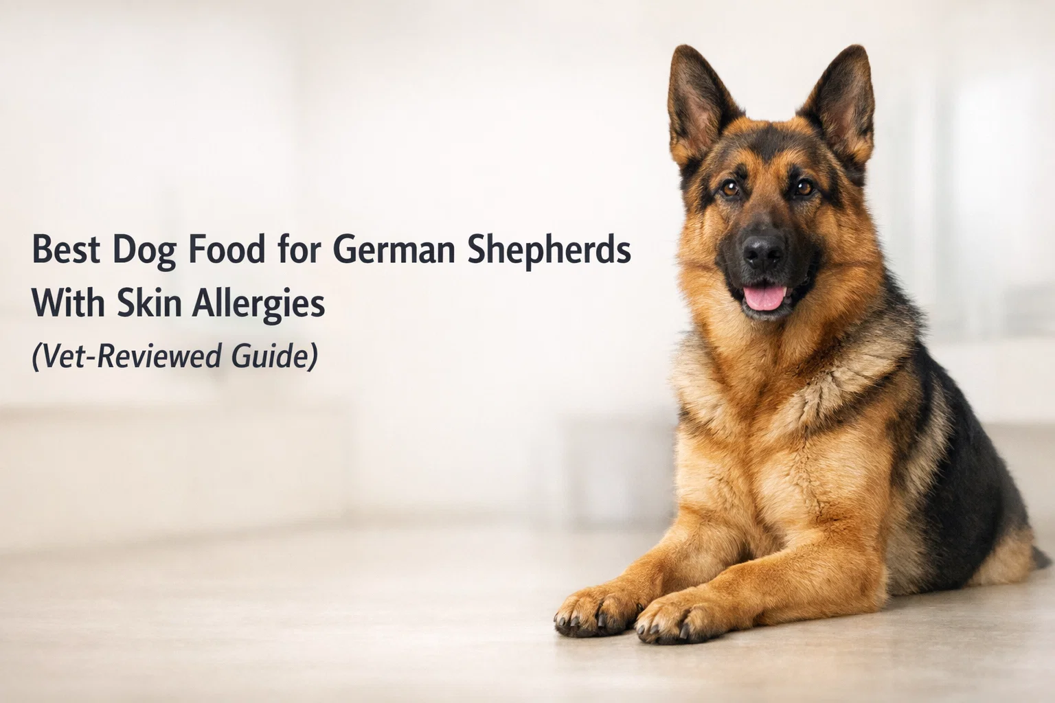 Best Dog Food for German Shepherds With Skin Allergies