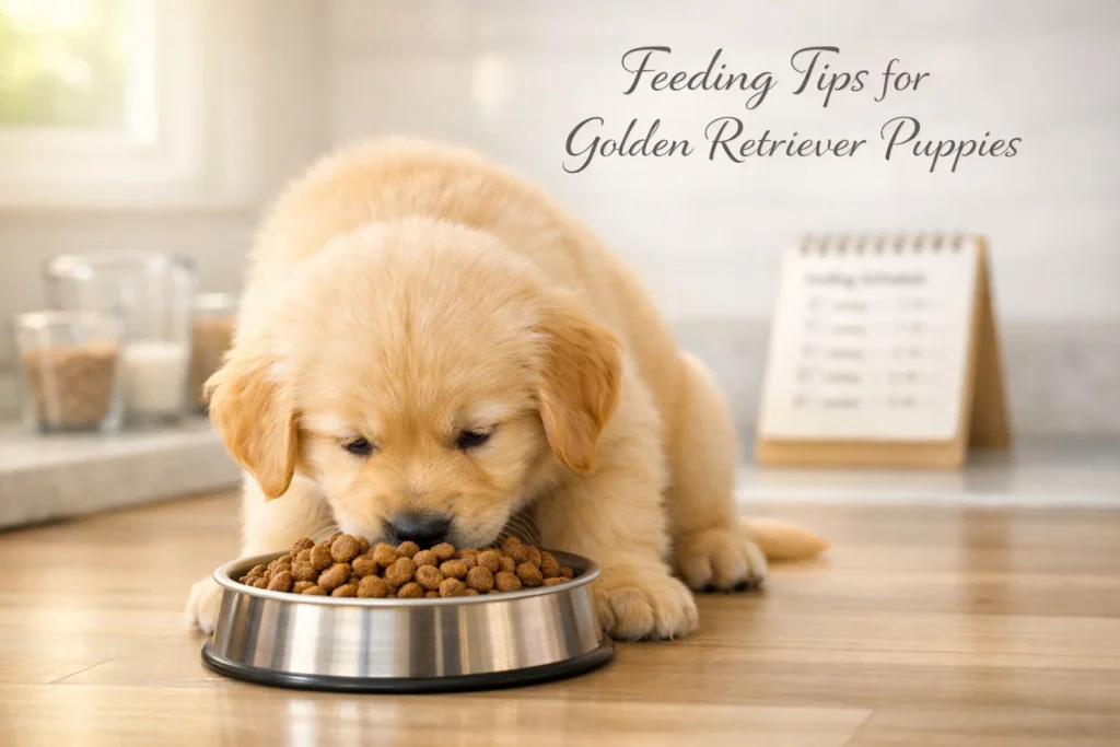 Feeding Tips for Golden Retriever Puppies