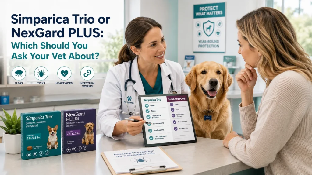 Simparica Trio or NexGard PLUS: Which Should You Ask Your Vet About?