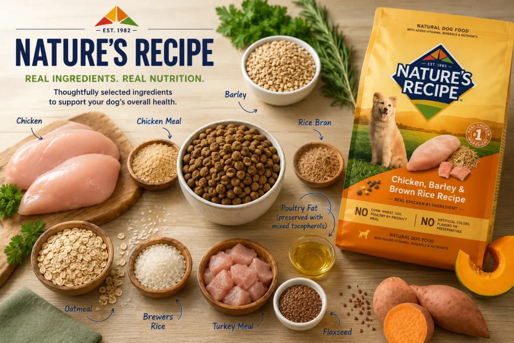 Nature's Recipe Dog Food Ingredients