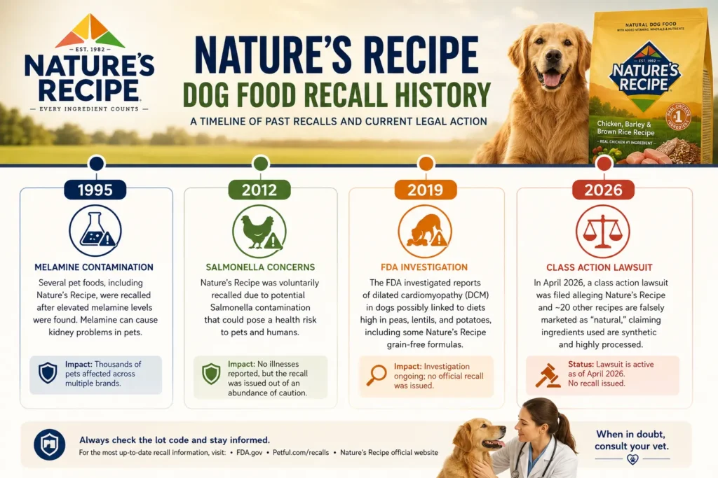 Nature's Recipe Dog Food Recall History