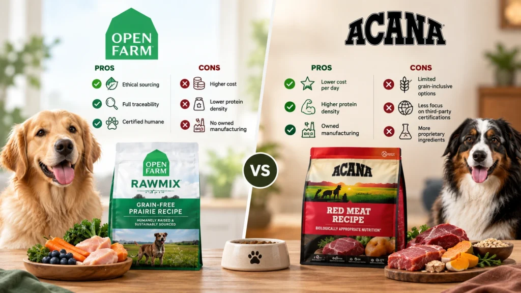 Open Farm vs Acana: Pros and Cons