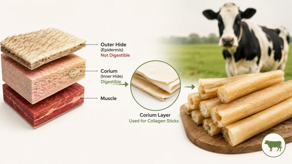 What Are Collagen Sticks Made Of?