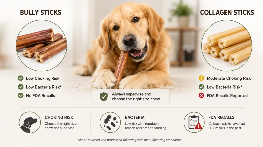 Safety Comparison: Choking, Bacteria & FDA Recalls