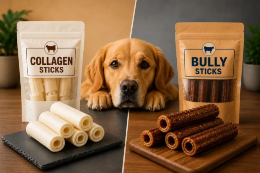 Collagen Sticks vs Bully Sticks