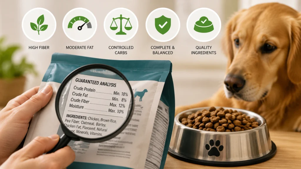 What to Look for in Diabetic Dog Food?