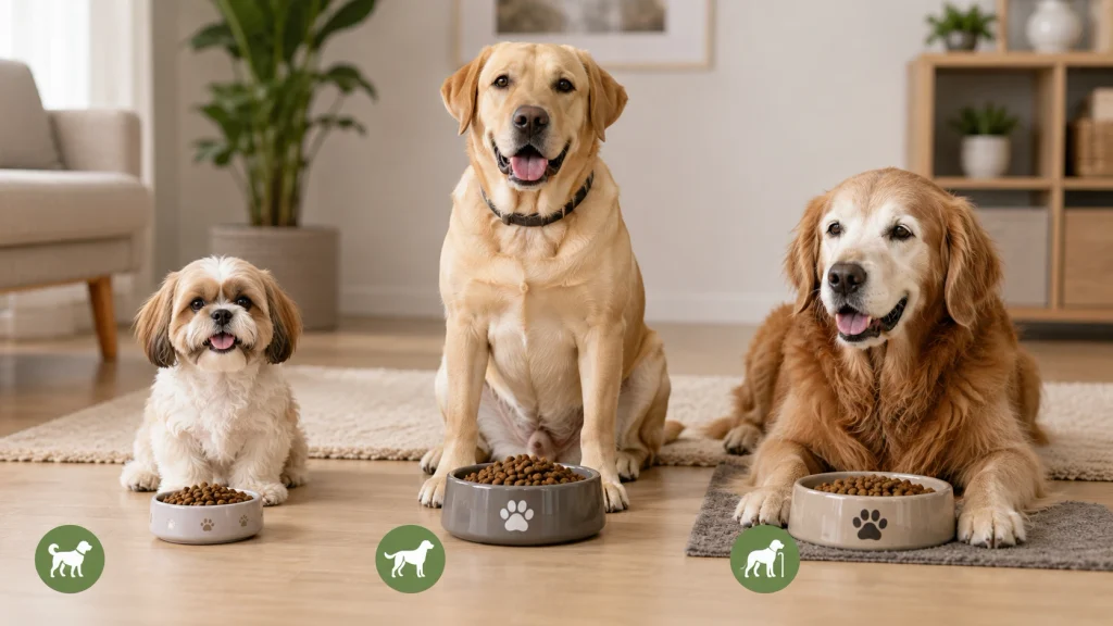 Weight Loss by Dog Size and Life Stage
