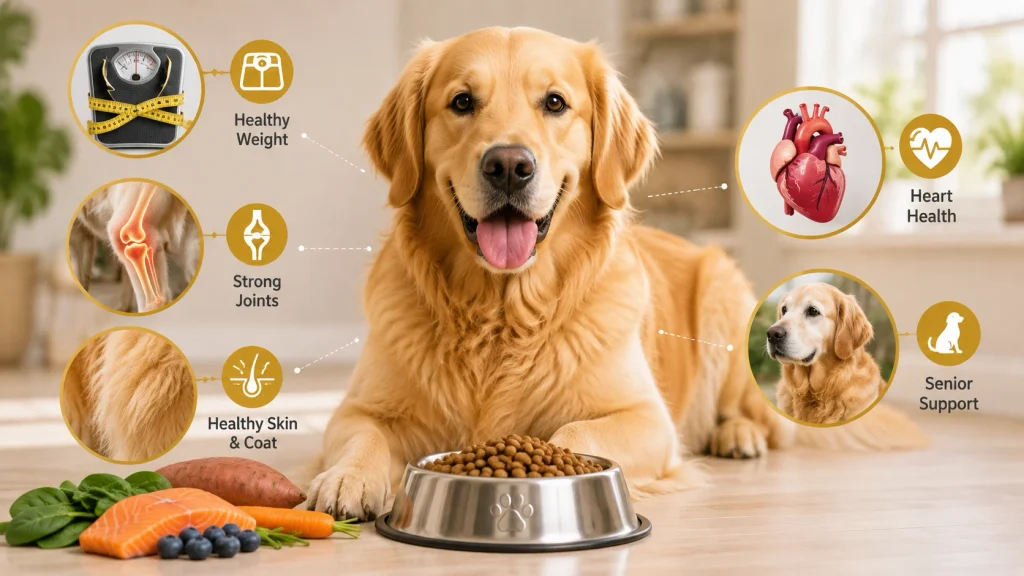 What Golden Retrievers Actually Need From Their Food?