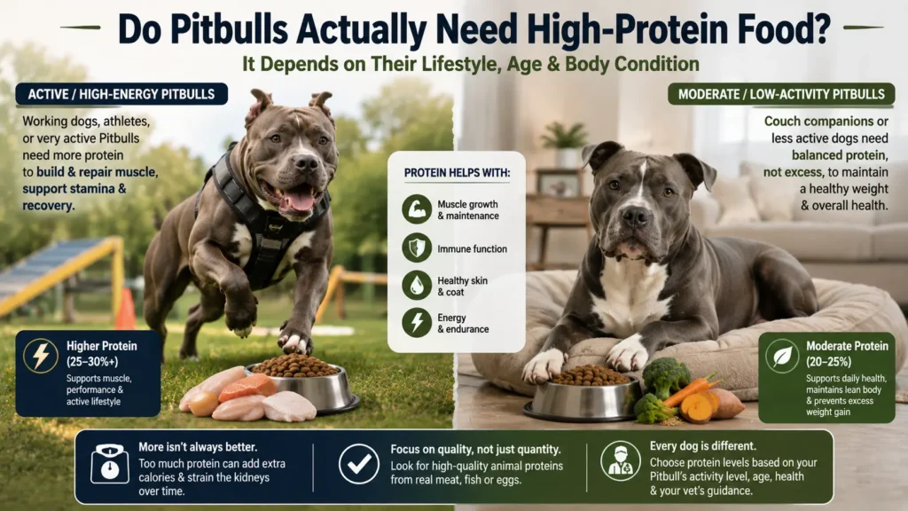 Do Pitbulls Actually Need High-Protein Food?
