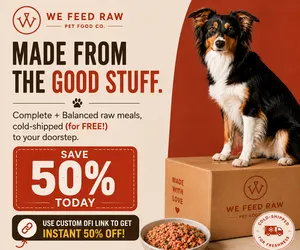 We Feed Raw fresh raw dog food - save on your first order