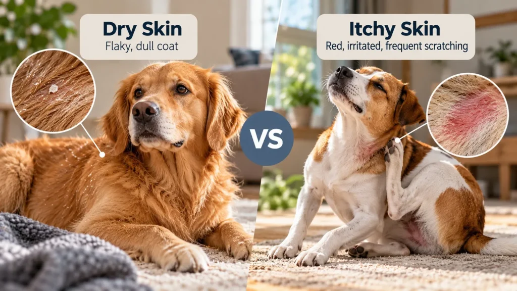 Dry Skin vs. Itchy Skin