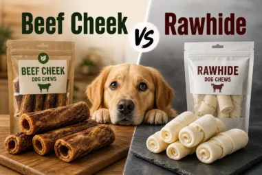 Beef Cheek vs Rawhide for Dogs: Which Chew Is Actually Safer?